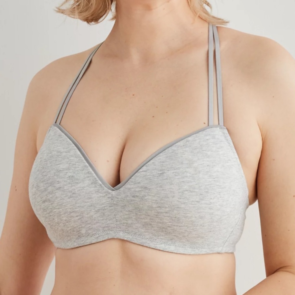 aerie real happy wireless push up bra